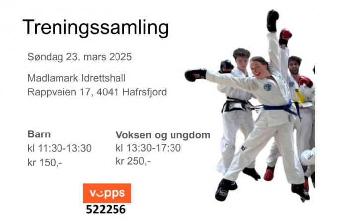 Treningssamling mars 2025